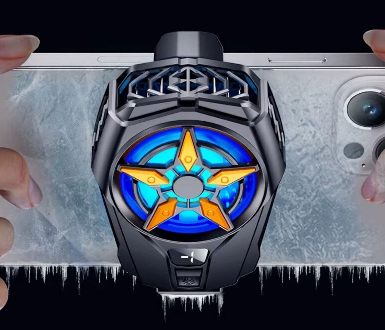 ElectroEra Enterprise SL-09 Gear Shift Mobile Radiator Cooling 1 Fan Cooling Pad Gaming Accessory Kit 1 Fan Ergonomic Cooling Pad-image-15