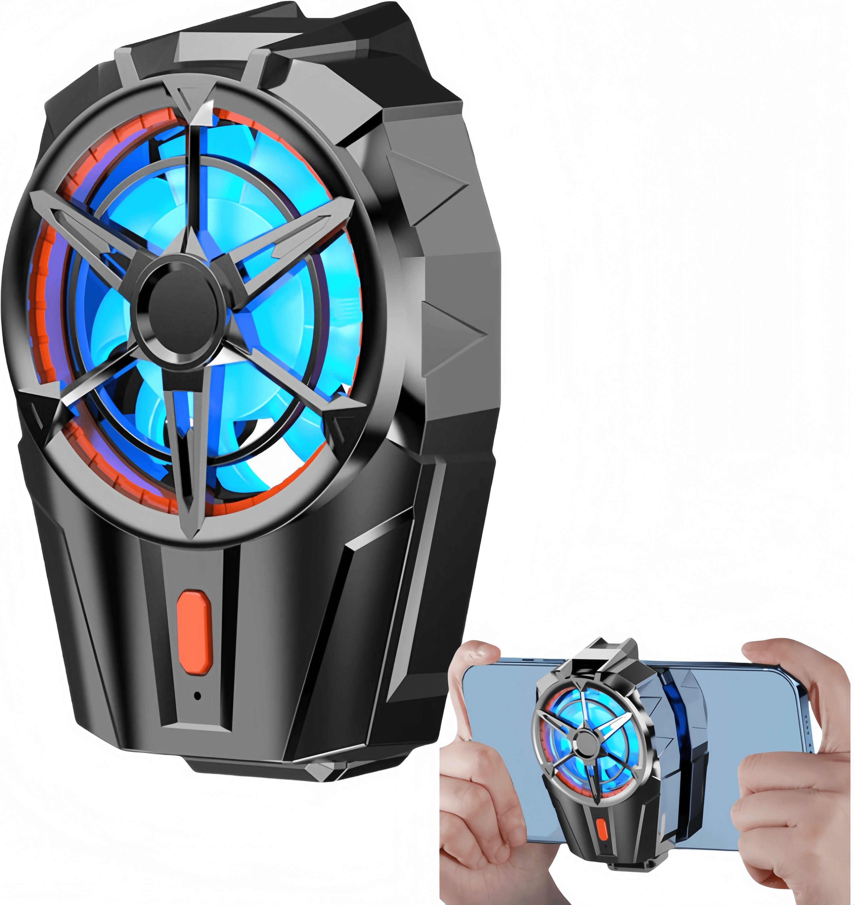 FoxHill SL09 Mobile Radiator Portable Gaming Cooler Mobile Phone 1 Fan Ergonomic Cooling Pad with Adjustable Height-image-39