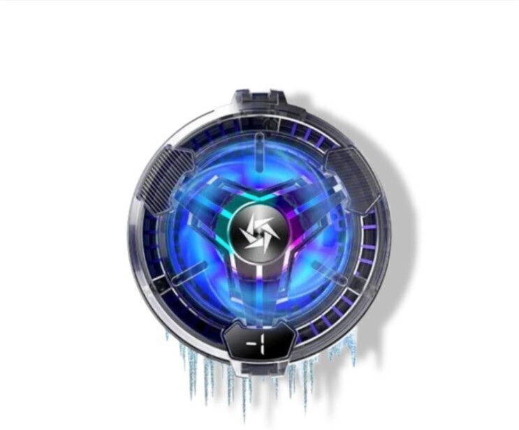 PAPLAJ ENTERPRISES NEW_Phone Cooler Gaming Fan, Led Gaming Mobile Cooler Fan With Digital Display 1 Fan Ergonomic Cooling Pad with Adjustable Height-image-18