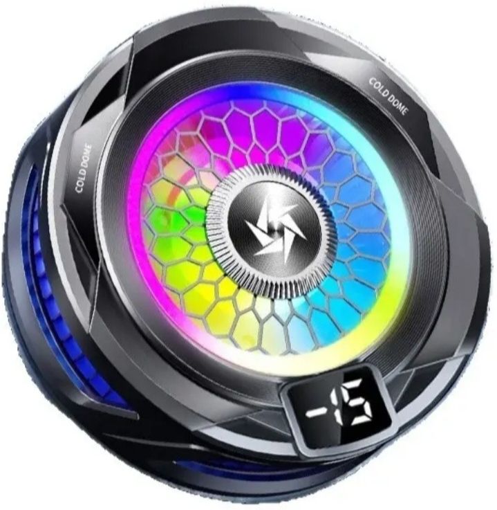 Alkine Magnetic Mobile Cooling Fan SL-25 RGB Gaming Phone Cooler with Digital Display 1 Fan Cooling Pad with Adjustable Height-image-30