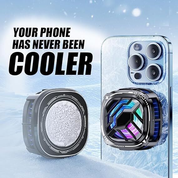FAVSTORE X76 Pro Magnetic Mobile Cooler – Quick Chill Solution on iPhone & Android 1 Fan Cooling Pad-image-30