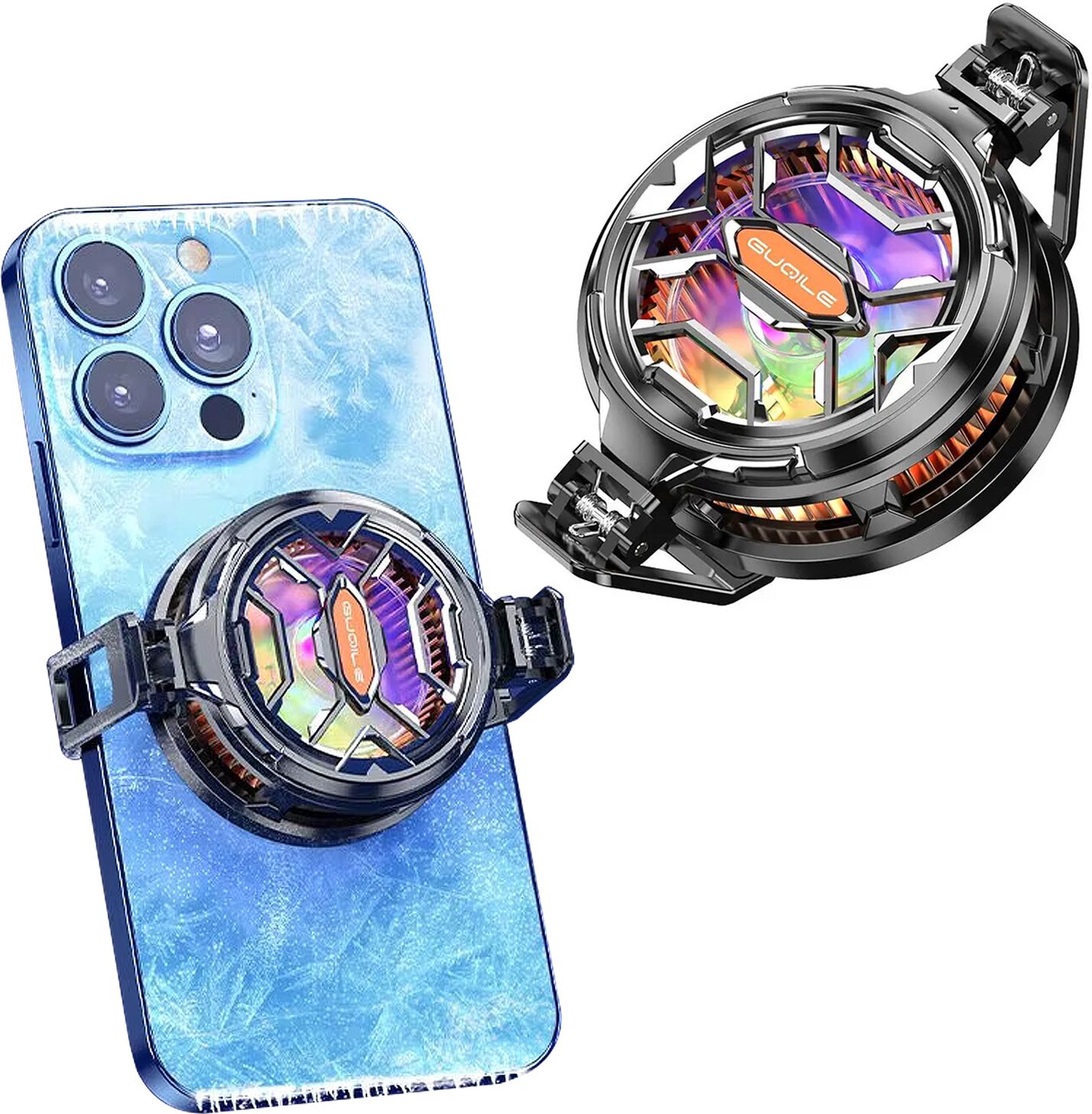 WRADER FS03 Portable Mobile Radiator Cooler Fan Phone Heating Cooling Fan Cooling Pad