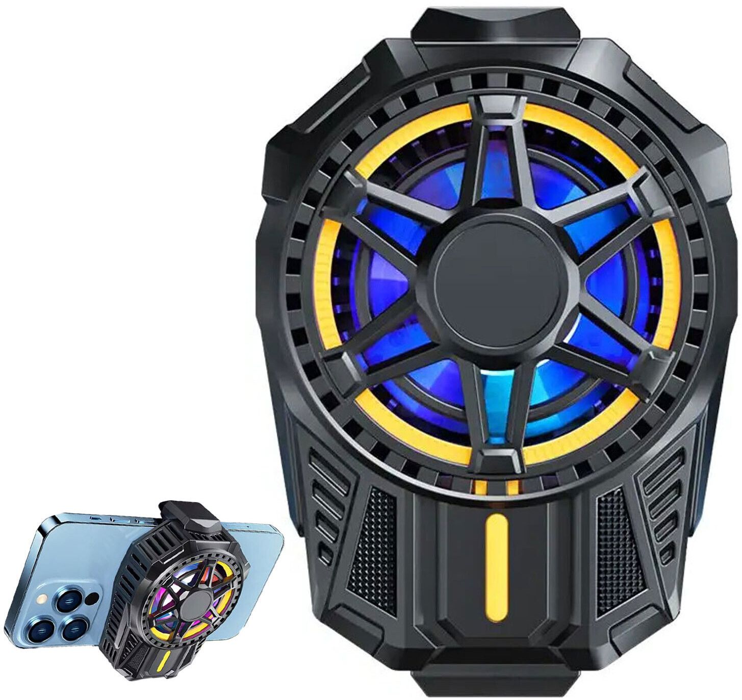 MOBIZAC SL01 Mobile Gaming Cooler Fan for Gamers Long Filming Session Use Phone 1 Fan Cooling Pad