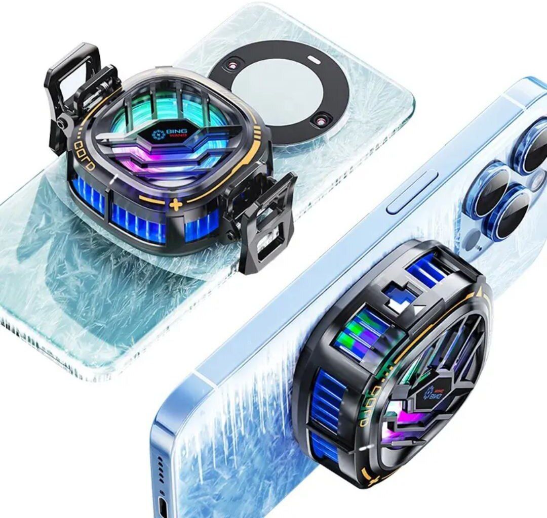 PAPLAJ ENTERPRISES X76 Pro Magnetic Mobile Cooler Advanced Chip for Instant Cooling 1 Fan Cooling Pad-image-33