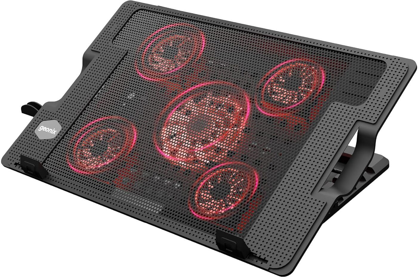 GEONIX GXLCP05FM 5 Fan Ergonomic Cooling Pad with Adjustable Height-picture-14