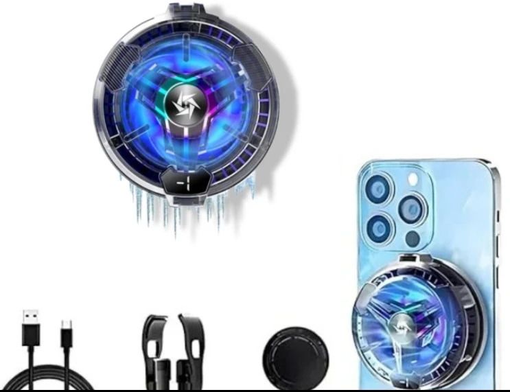 PAPLAJ ENTERPRISES Mobile Cooler For Gaming Gaming Cooler With Digital Display 1 Fan Cooling Pad-image-16