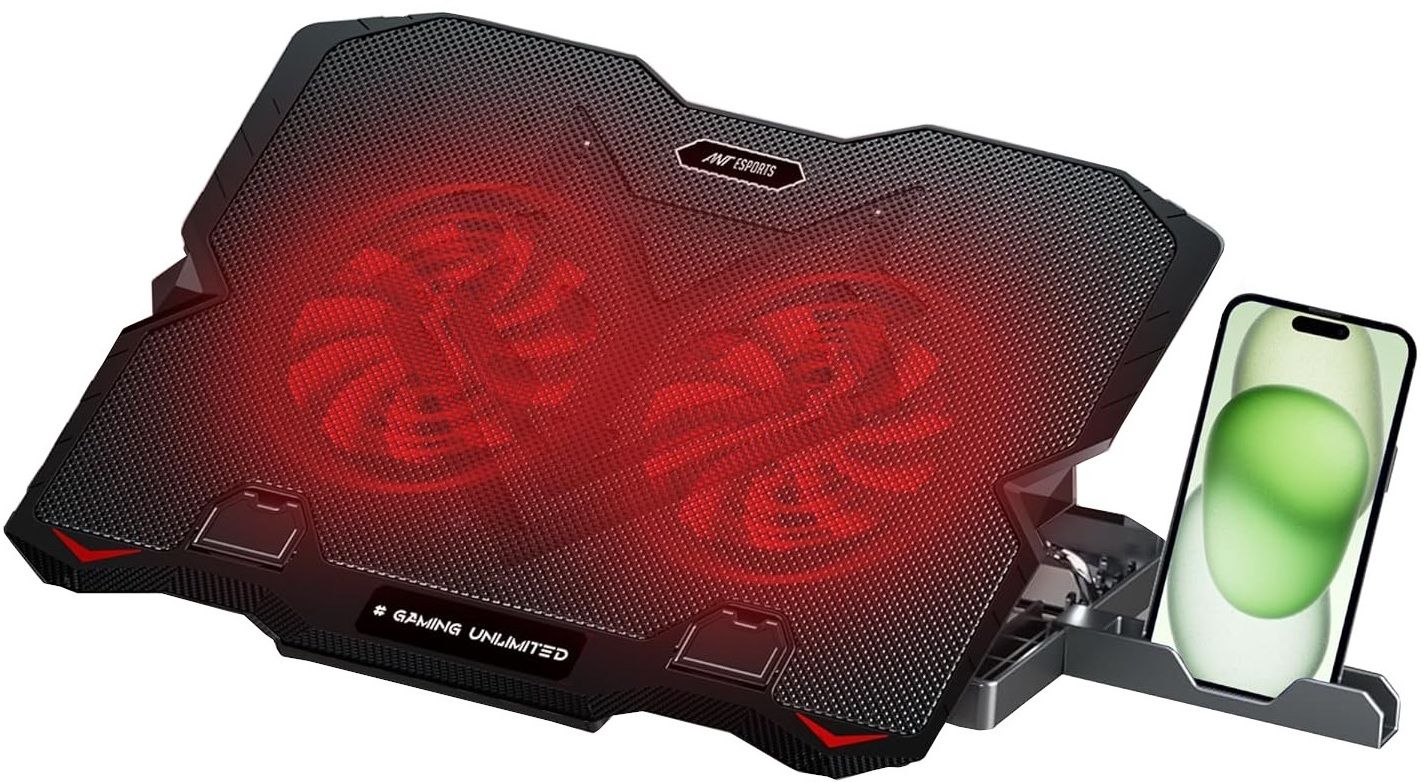 Ant Esports NC150 2 Fan Ergonomic Cooling Pad with Adjustable Height-image-48