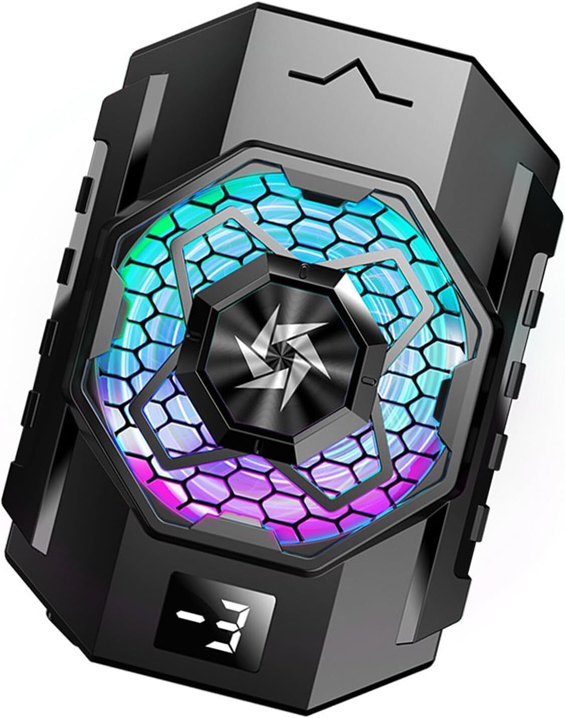 Drumstone Magnetic Light Back Clip Phone Cooling Fan with Adjustable Speed Cooling Pad-image-33
