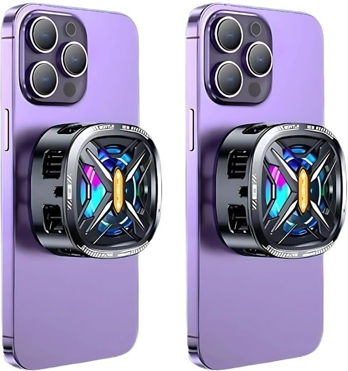 Drumstone pack of 2 Wired Type-C Mobile Radiator | Adhesive Cooling Fan for Efficient Use Cooling Pad-picture-32