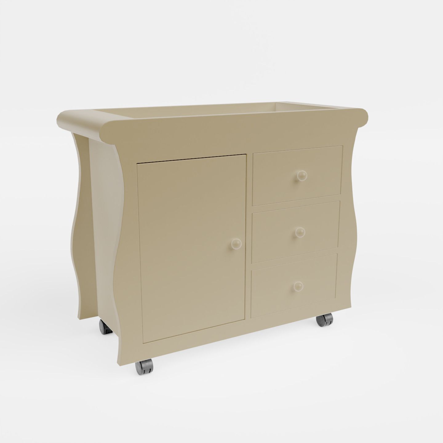 Snow Angle Changing Table for Baby Brown Changing Table