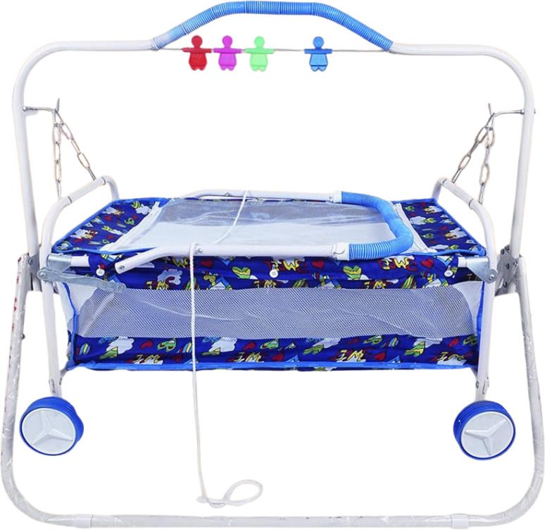 New Born Baby Cradle stroller with Mosquito Net Cot-image-19