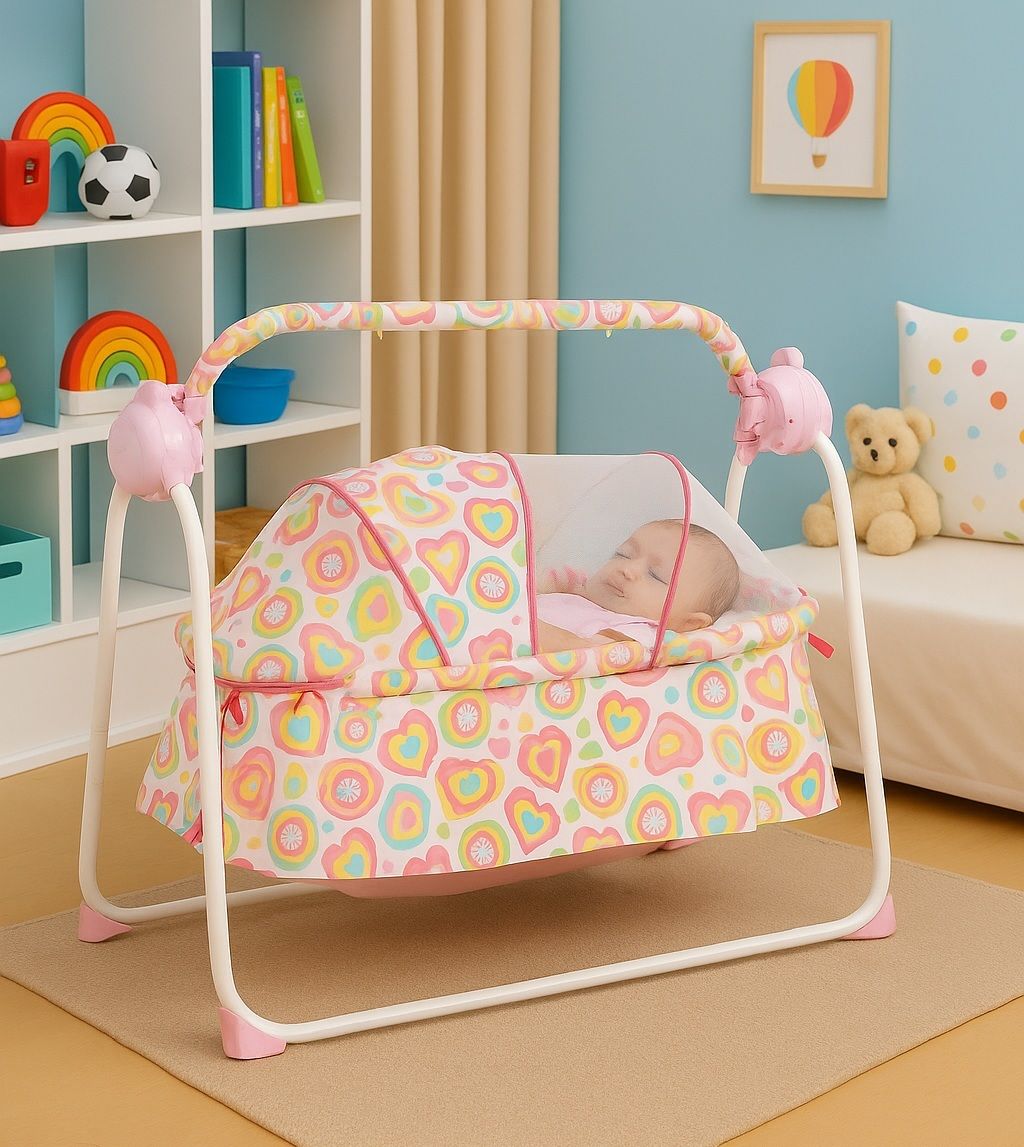 Baby Palna Musical Cradle Auto Swing Cozy Bed Bluetooth Newborns & Infants Bassinet-image-23