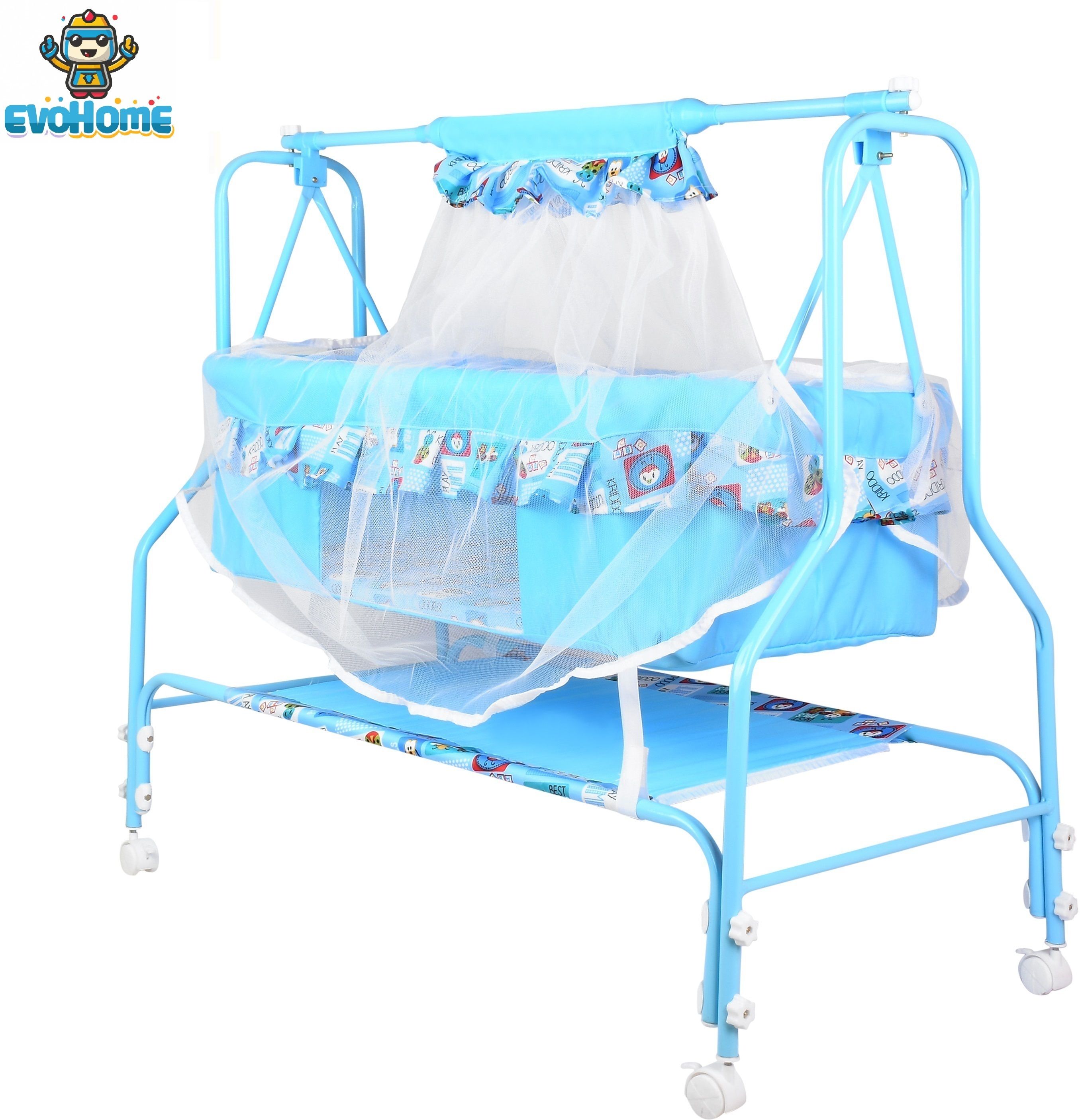 Cradle for kids cradle for baby boy and girl Cradle With Swing & Mosquito Net Bassinet