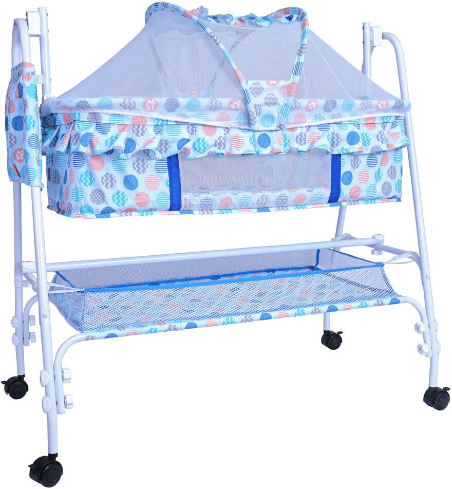 1st step Baby Swing Bassinet Jhula with Removable Mosquito Net & Storage Basket Bassinet-picture-5