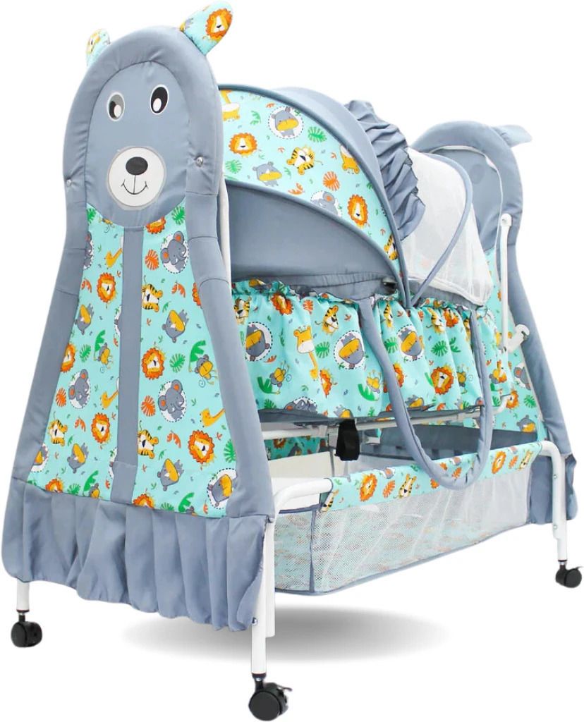 kiddery Hera | Baby Bassinet | Sleep Safely & Comfortably| Mosquito Net Protection Bassinet-picture-48
