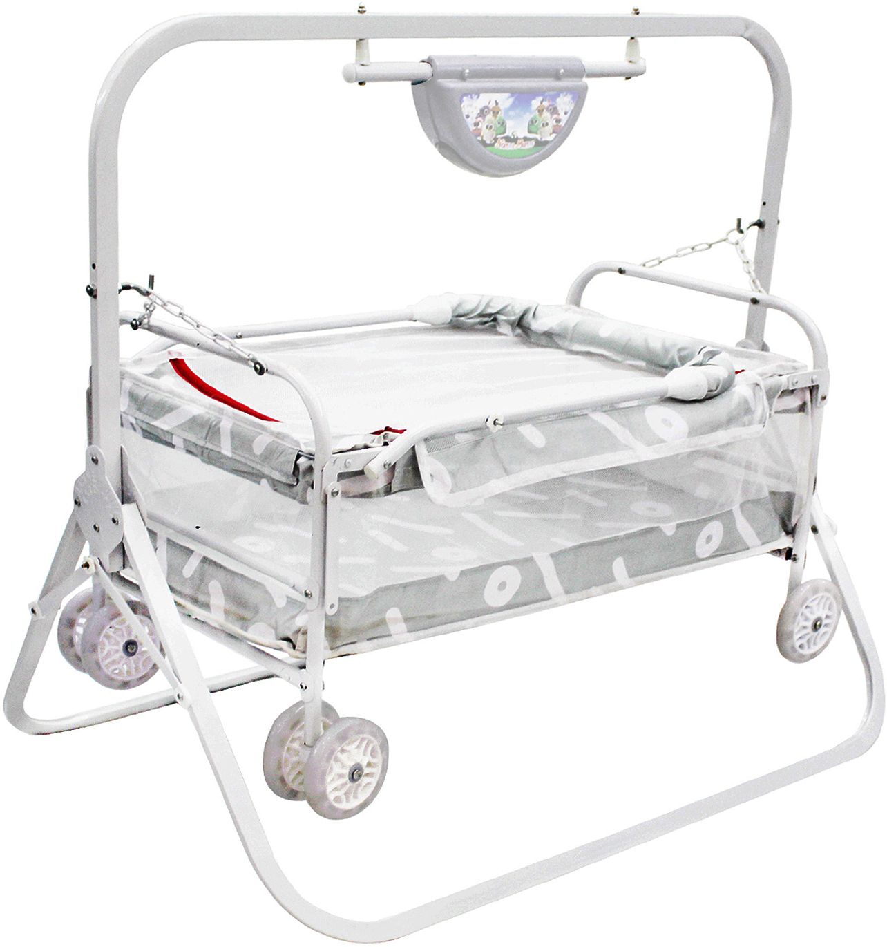 Musical Cradle square pipe for new born baby-image-15