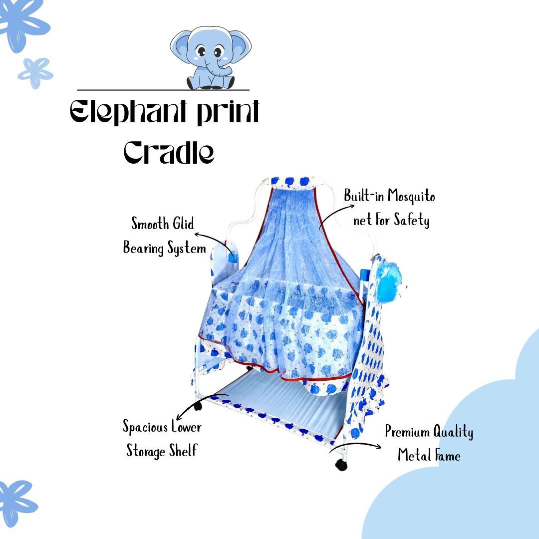 ms baby Adorable Baby Cradle With Mosquito Net , Soft Cushion for your baby Bassinet-picture-32