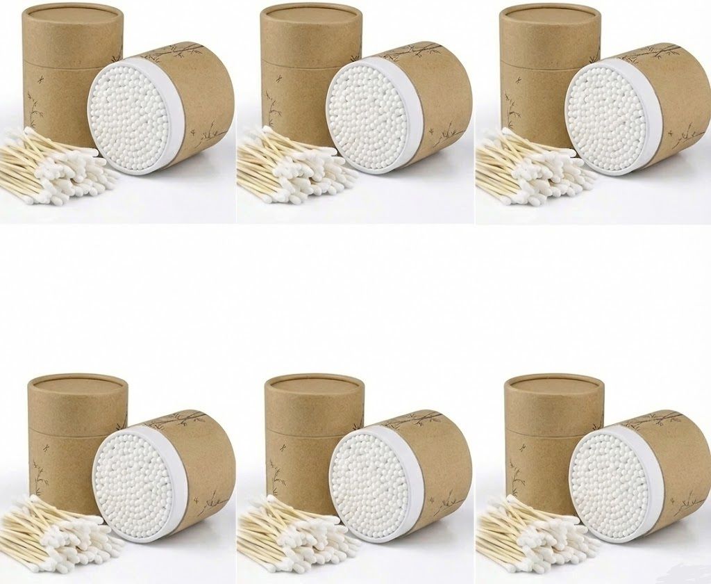 Cotton Ear Buds, 5 Pack- Pure Cotton Swabs for Ear, Makeup, Baby & Household Use-image-18