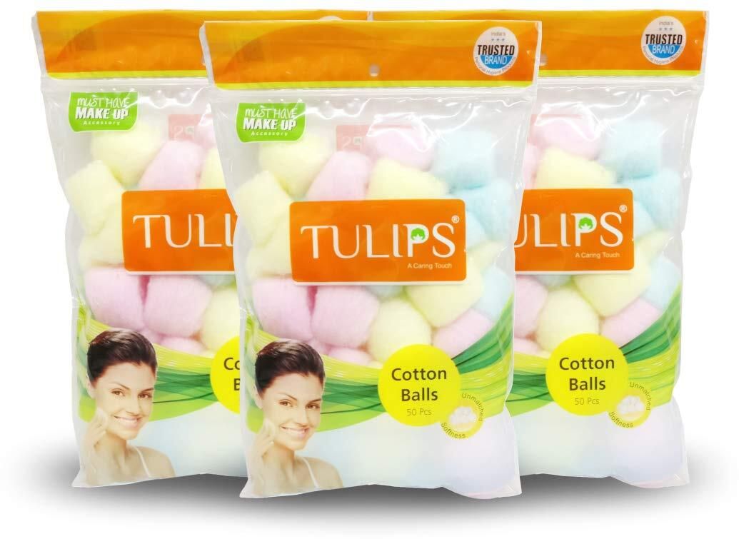 Cotton Ball a Zip lock Bag For Face Cleaning & Nail Paint Remover ( 50x3 )-image-25