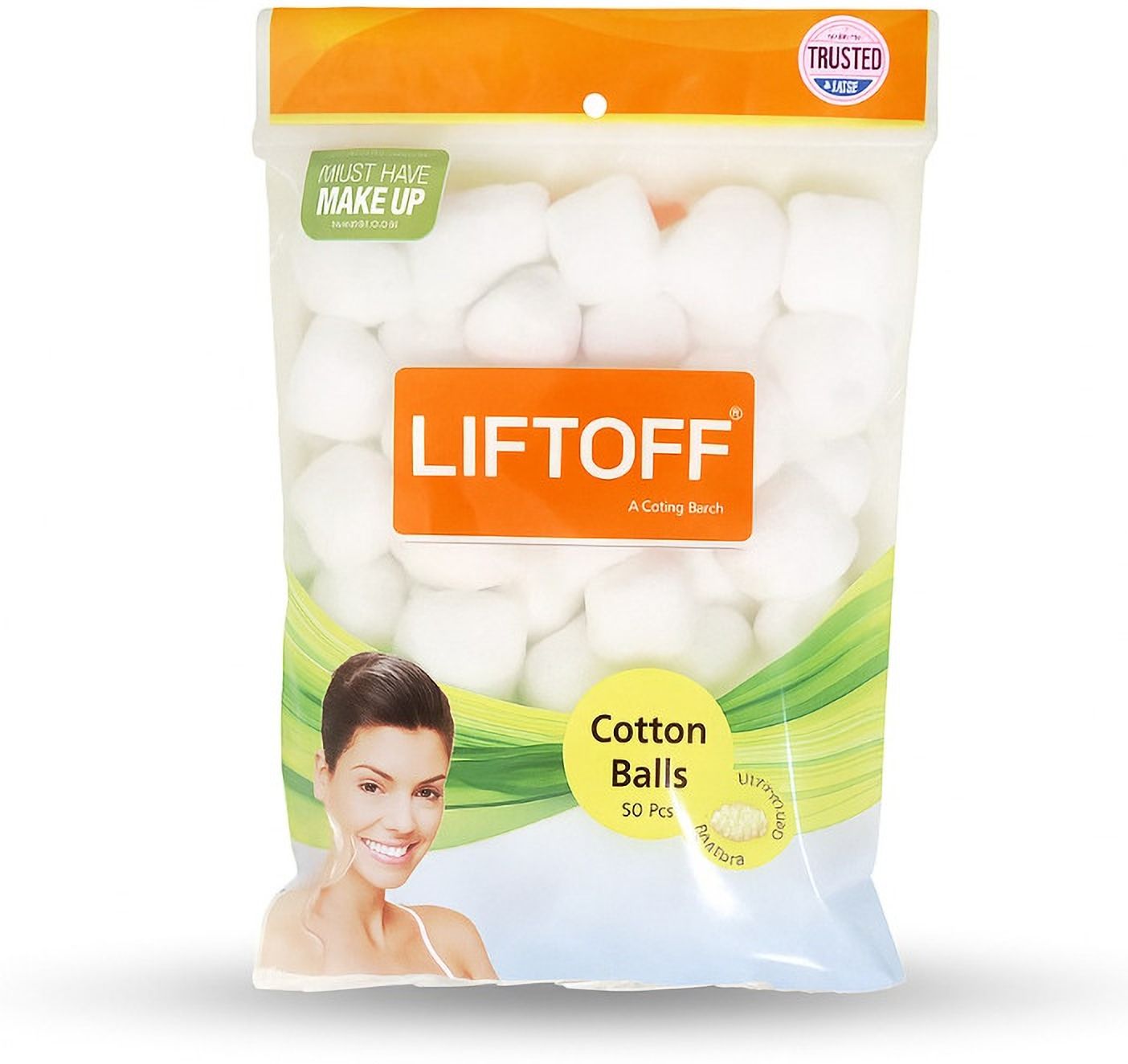 Cotton Balls in Resealable Zip Pouch | 50pcs Each (1 Pack)-image-17