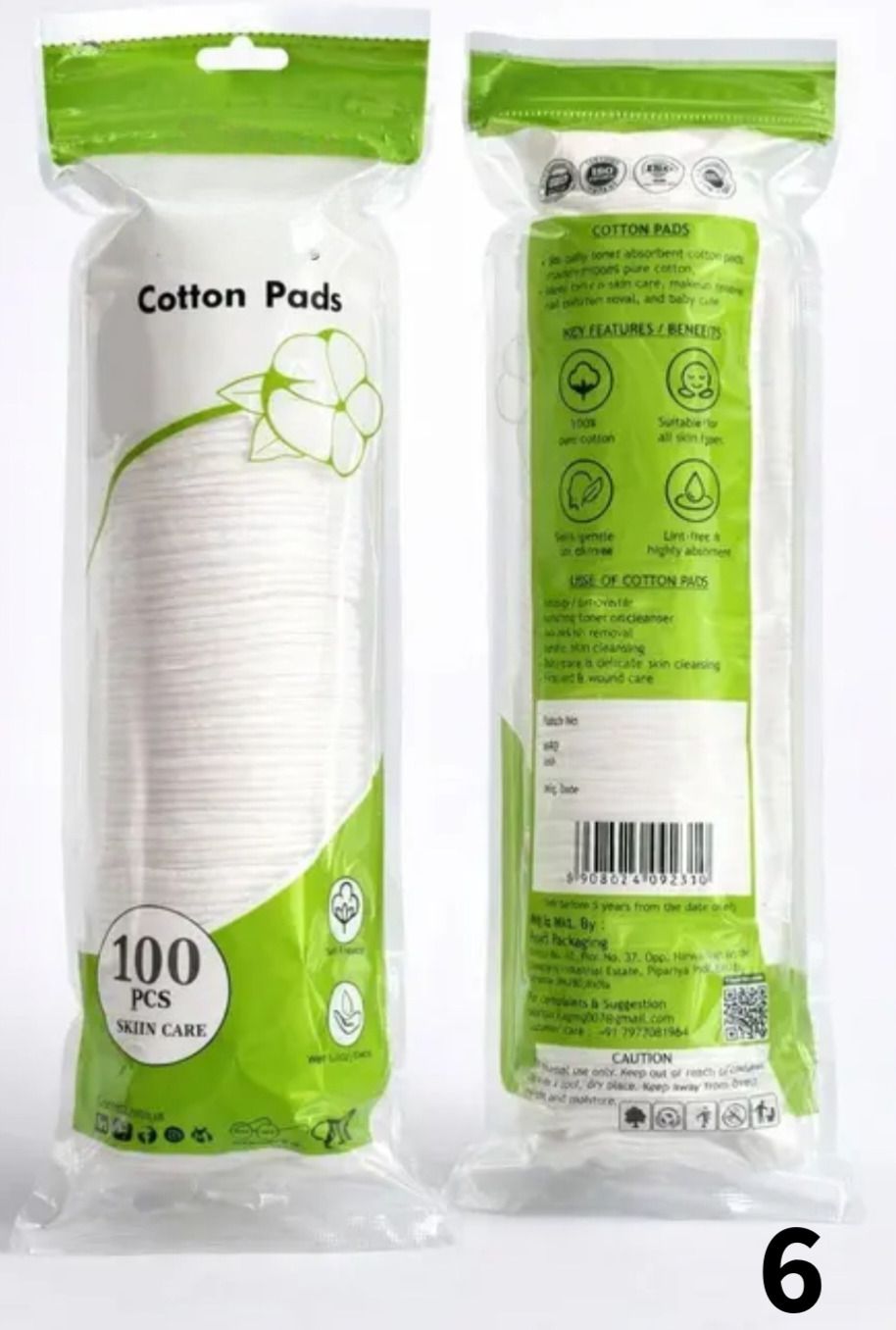 qubec Cotton Facial Pads – Soft, Thick & Highly Absorbent-picture-4