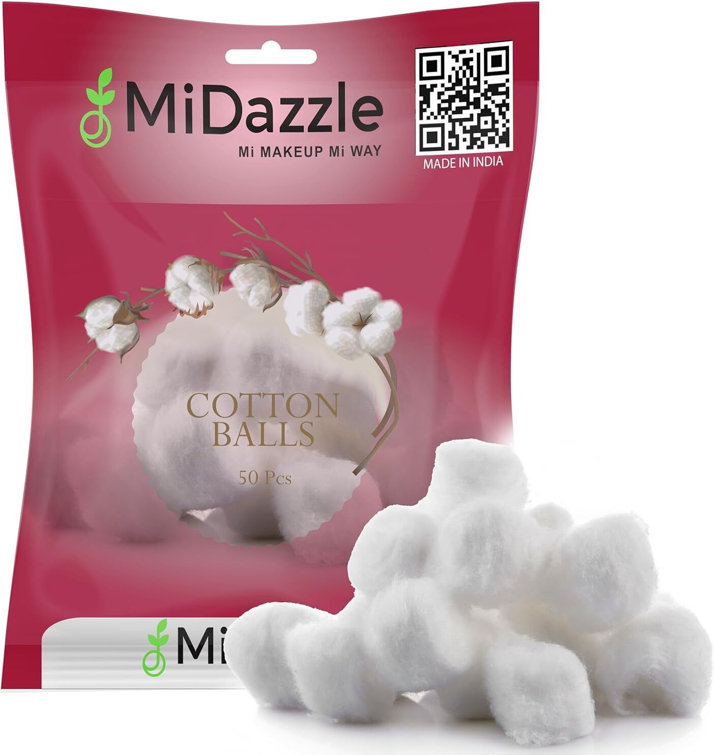 Pure Cotton Balls for Eye, Face Makeup and Nail Paint Remover-image-39