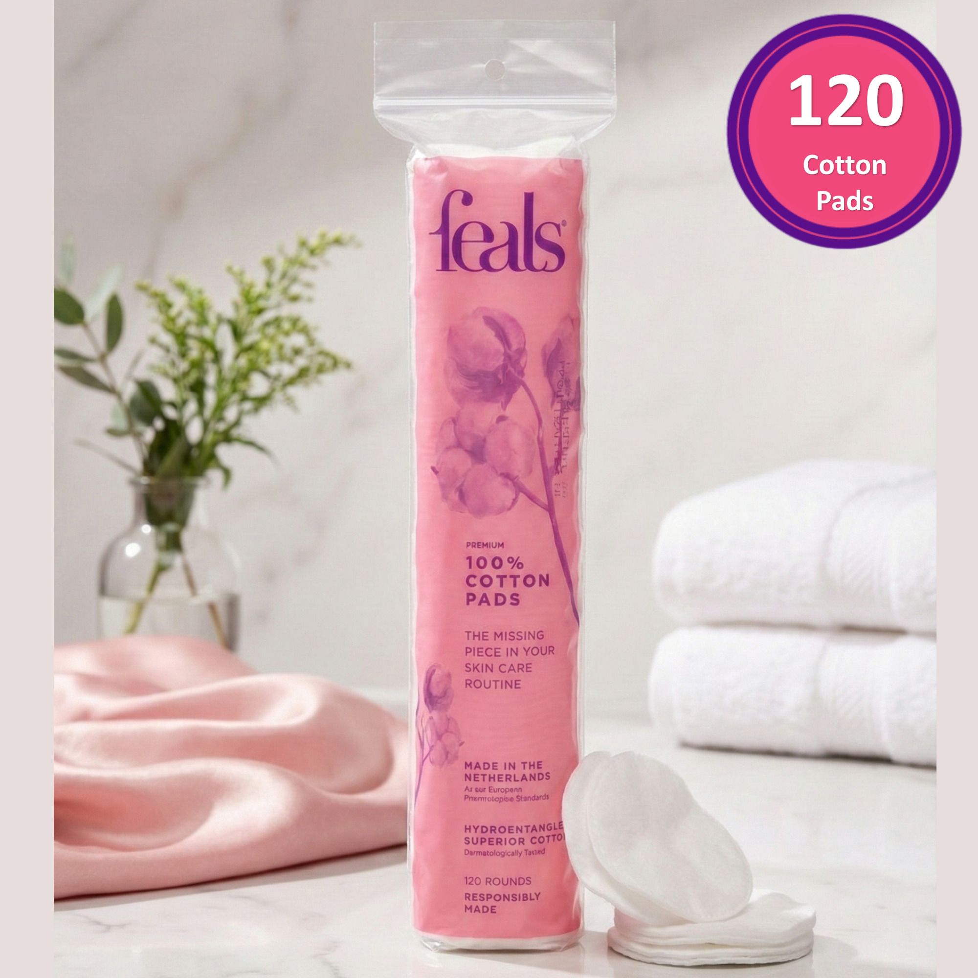 Cotton Pads for Face Pack of 1 (120 Pads)-image-6