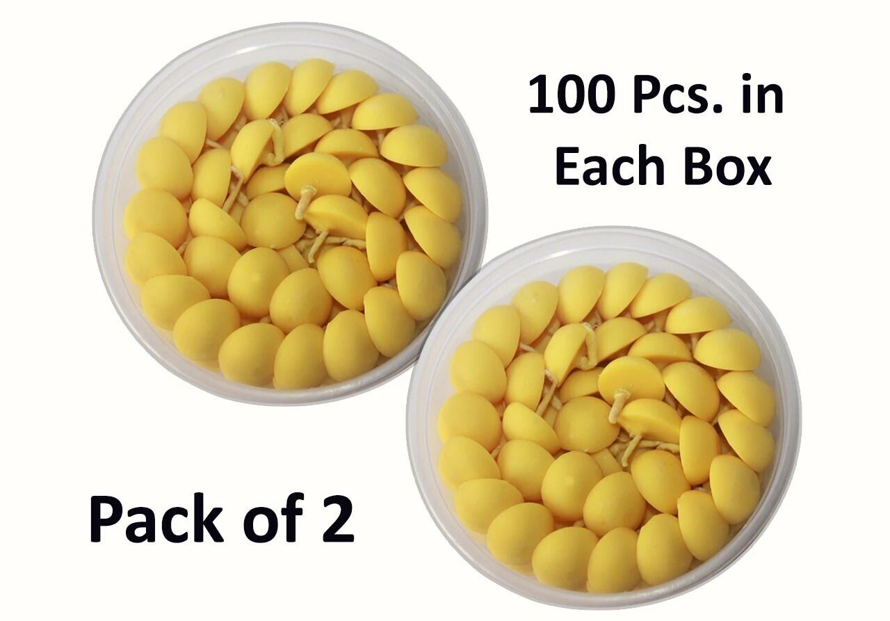 ogu Ghee Diya Batti,Jyot Batti for Pooja Aarti,Handmade Ghee Diya Batti -200 Pcs Cotton Wick-picture-18