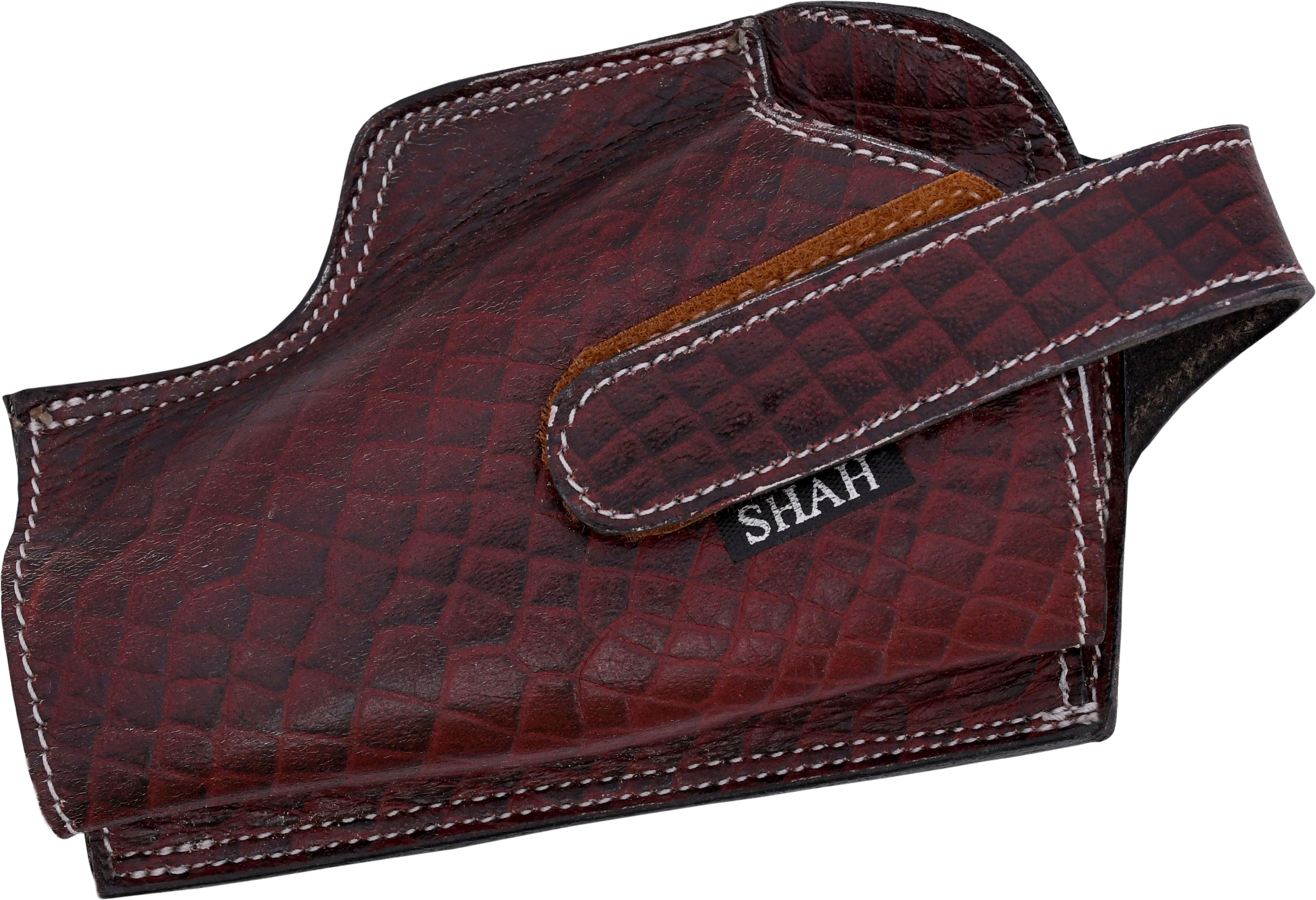 shah Unisex Leather .45 & .30 Universal Cover Pistol/Gun Cover Free Size-picture-17