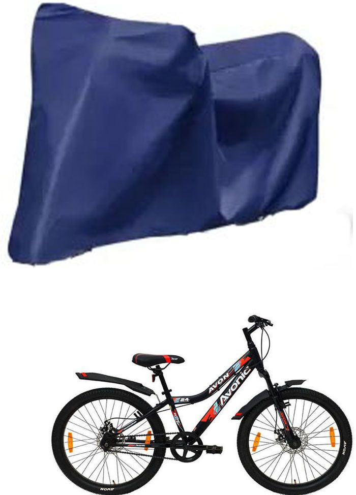 Cycle Cover Plain Blue For AVONIC 24T Bicycle Cover Free Size-image-20
