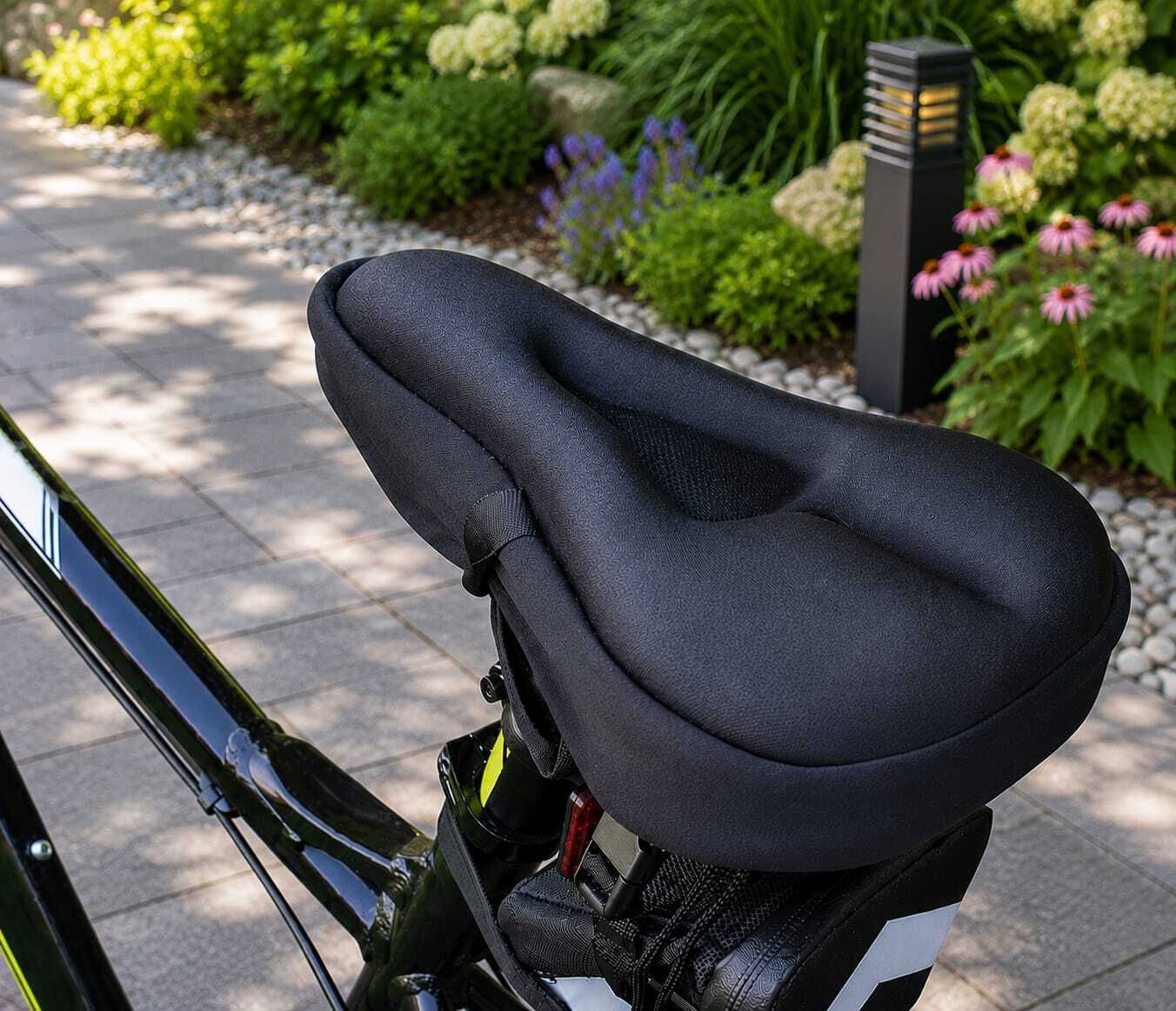 shivinaluxe Padded Bicycle Seat Cover Black Bicycle Seat Cover Free Size-picture-26