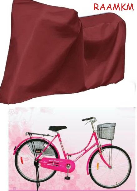 MAROON CYCLE COVER-RF-88 Bicycle Cover Free Size-image-31