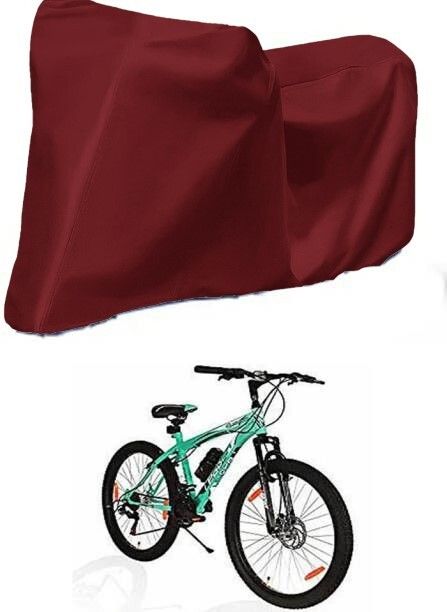 MAROON CYCLE COVER-RF-61 Bicycle Cover Free Size-image-22