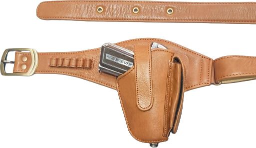 .32 Bore Pistol With Magzine Leather Racquet Carry Case/Cover, Pistol/Gun Cover Free Size