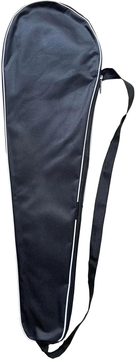 Badminton Racket Cover, Water-Resistant, Zip-Cover, with Shoulder Strap (1) Racquet Carry Case/Cover Free Size-image-48