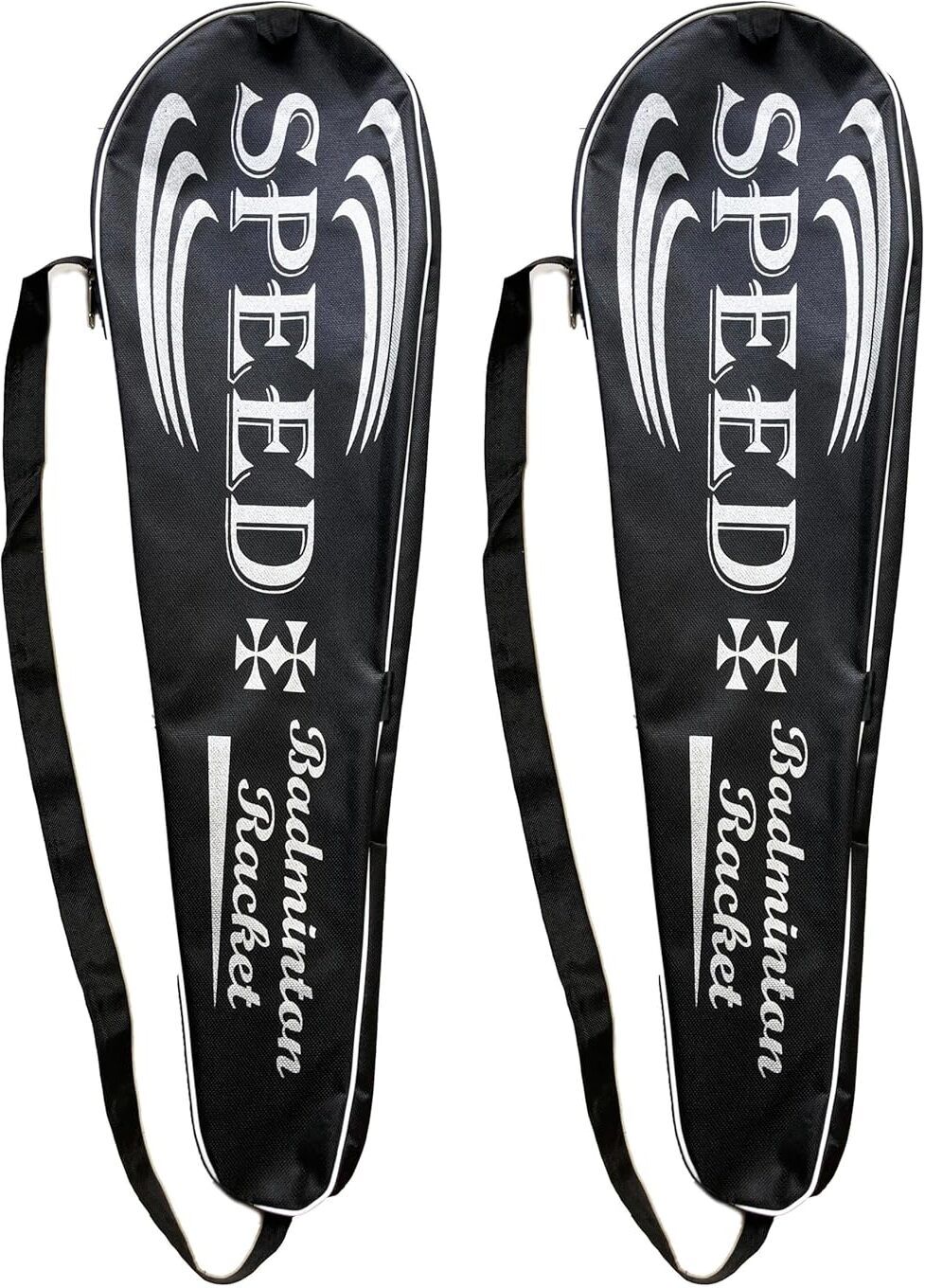 Badminton cover Polyester Material With Standard racket cover(2pcs) Racquet Carry Case/Cover Free Size-image-2
