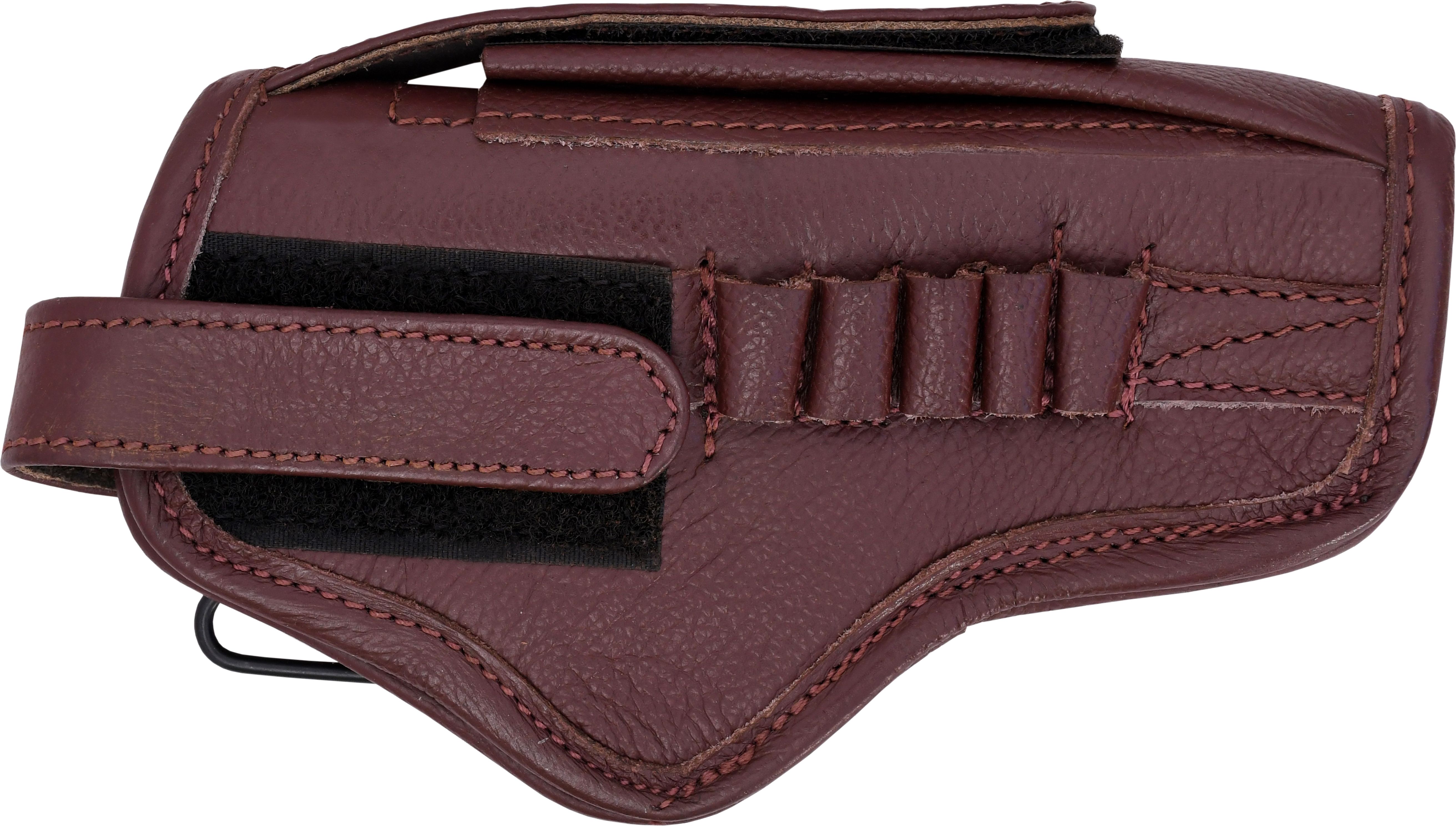 shah Unisex Leather .30 Pistol Cover Universal SIze Racquet Carry Case/Cover Free Size-picture-4