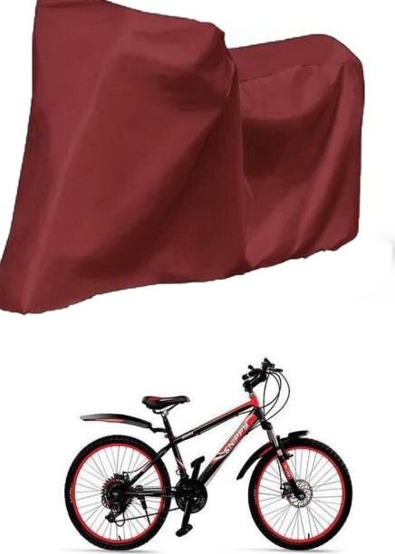 MAROON CYCLE COVER-RF-503 Bicycle Cover Free Size-image-4