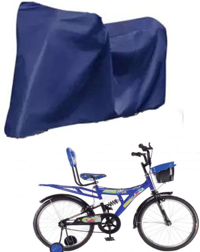 ronish Cycle Cover Plain Blue For Trooperdshox 20T Bicycle Cover Free Size-picture-19