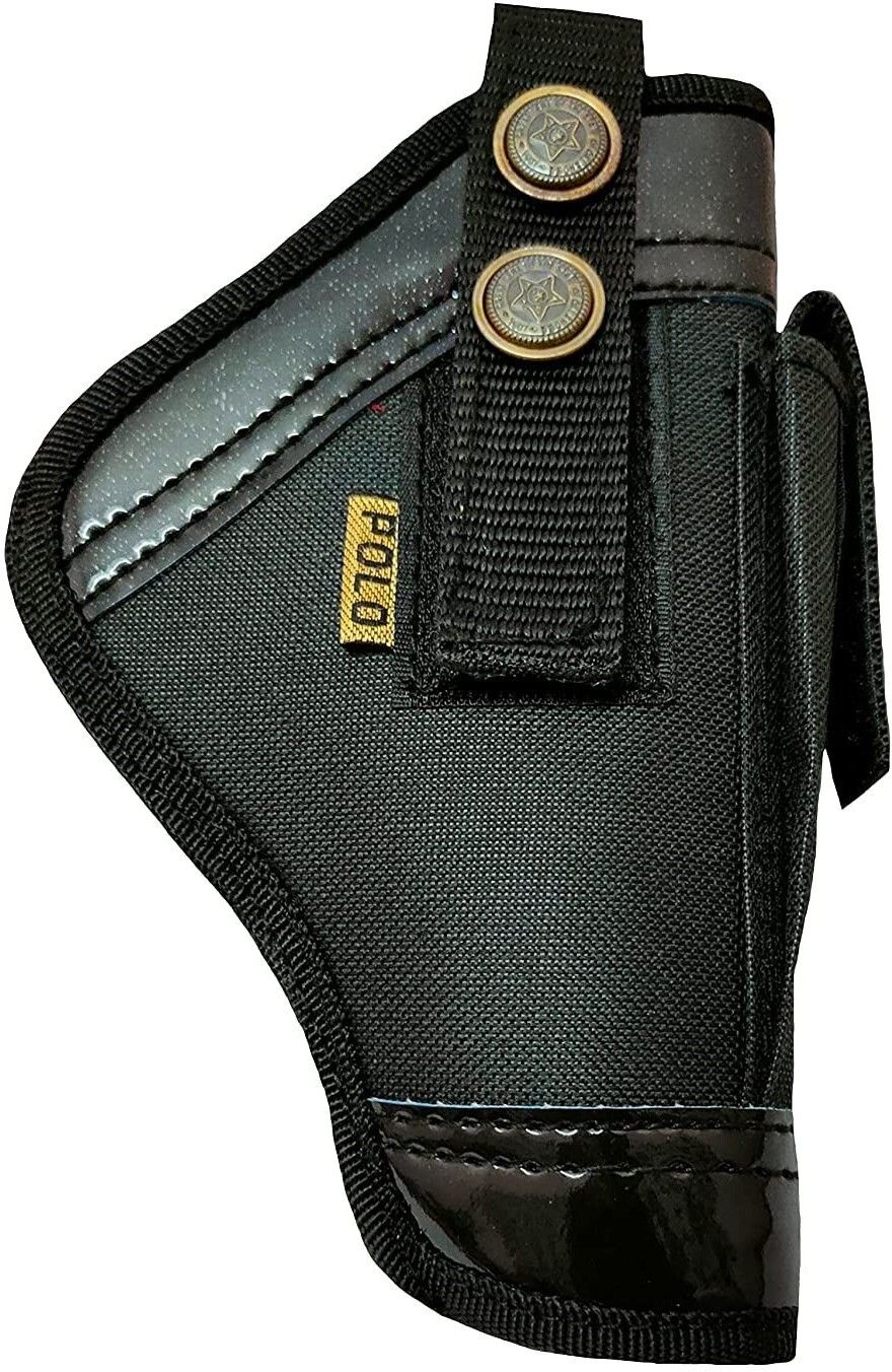Nylon 9 mm Revolver Pistol Racquet Carry Case Pistol/Gun Cover Free Size-image-5