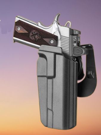 .45 Bore Pistol Thumb Release Holster, Malhotra 1911, Webley 1911, Colt 1911etc. Pistol/Gun Cover, Racquet Carry Case/Cover Free Size