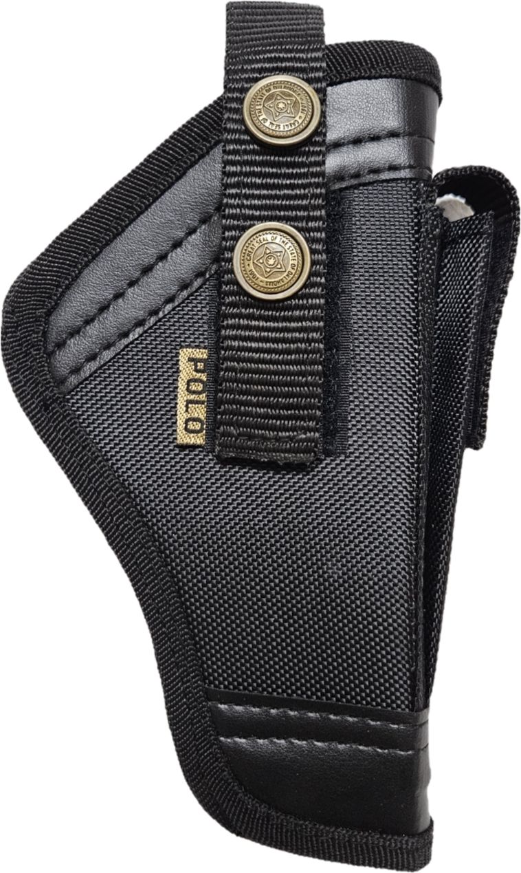 Nylon 9mm Revolver and Pistol Carrying Case with Racquet-Style Design, Pistol/Gun Cover Free Size