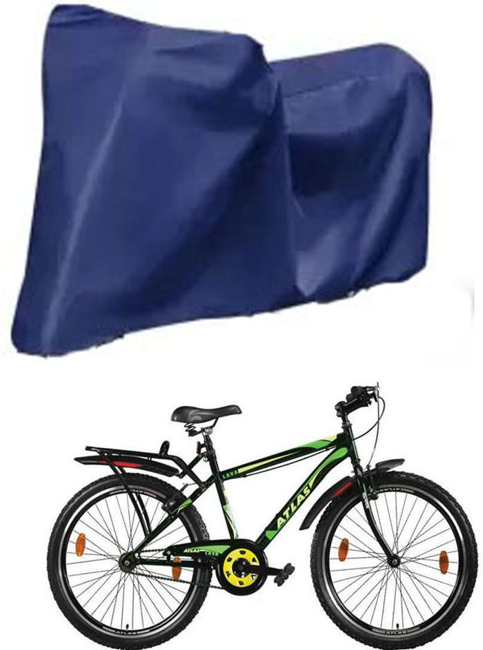 Cycle Cover Plain Blue For Lava 26T Bicycle Cover Free Size-image-23