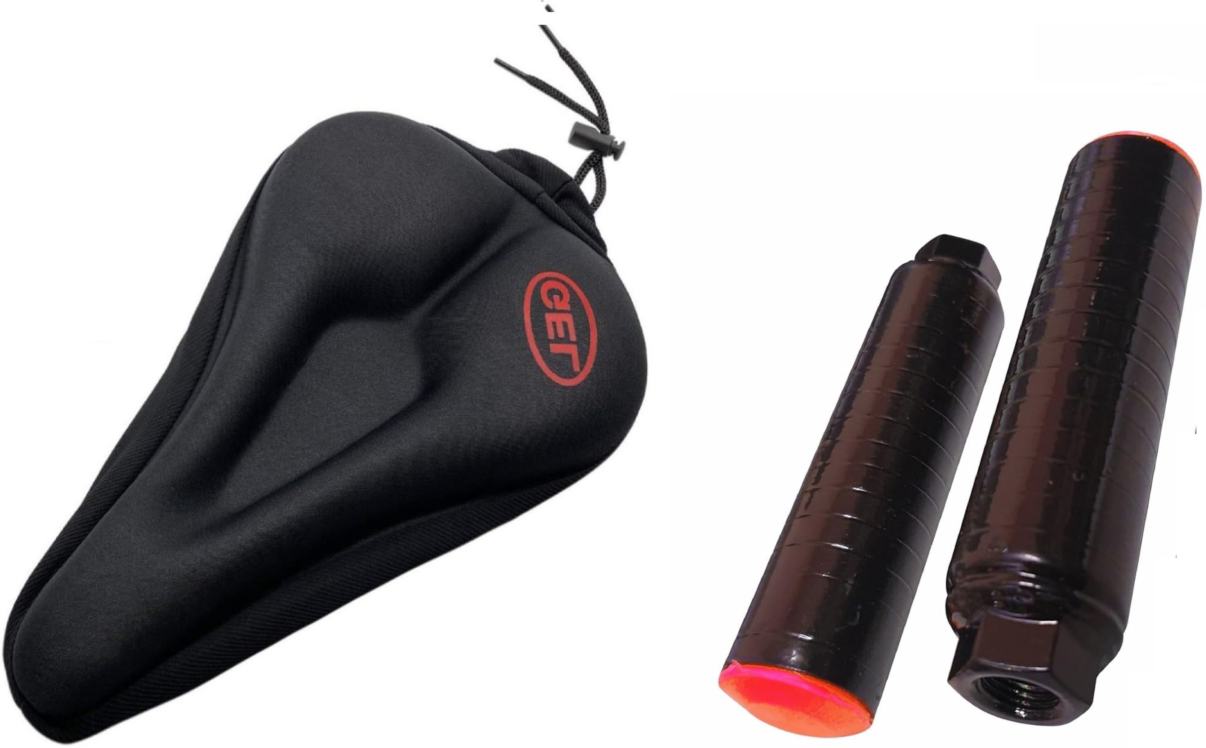 Saddle Soft Cycle Seat Cover with Passenger Foot Rest Stand Bicycle Seat Cover Free Size-image-23