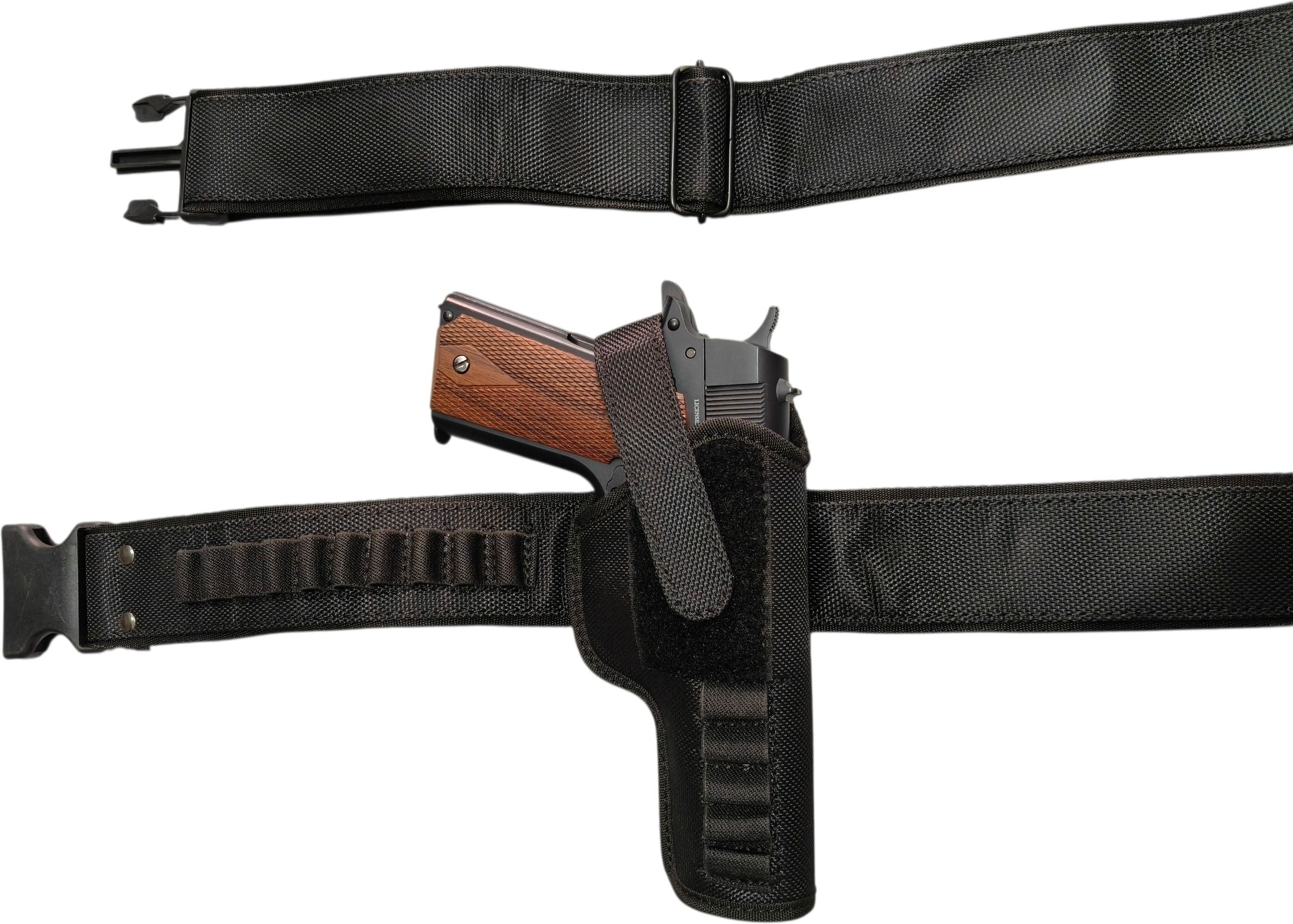 Premium Belt Cover For 30 TT Model & 45 Bore 1911 MSD, COLT,Webley,Kiehberg etc. Pistol/Gun Cover, Racquet Carry Case/Cover Free Size-image-43