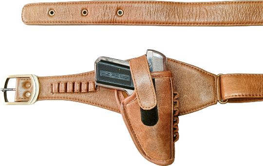 .32 Bore Pistol Belt Cover For GSF & RFI (MK I, II, III) Uniqe Quality Holster Racquet Carry Case/Cover Free Size