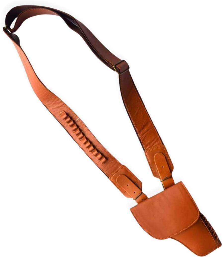 gunally Shoulder Cross Body Holster For IOF Ashani 32, MSD Elite, Webley Ranger Size Pistol/Gun Cover Free Size-picture-33