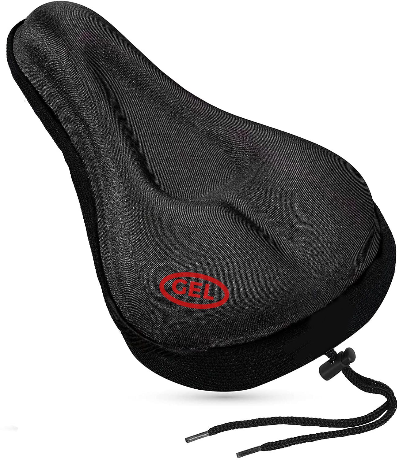Cycling 3D Silicone Gel Pad Seat Saddle Cover Soft Cushion (Black) Bicycle Seat Cover Free Size-image-14