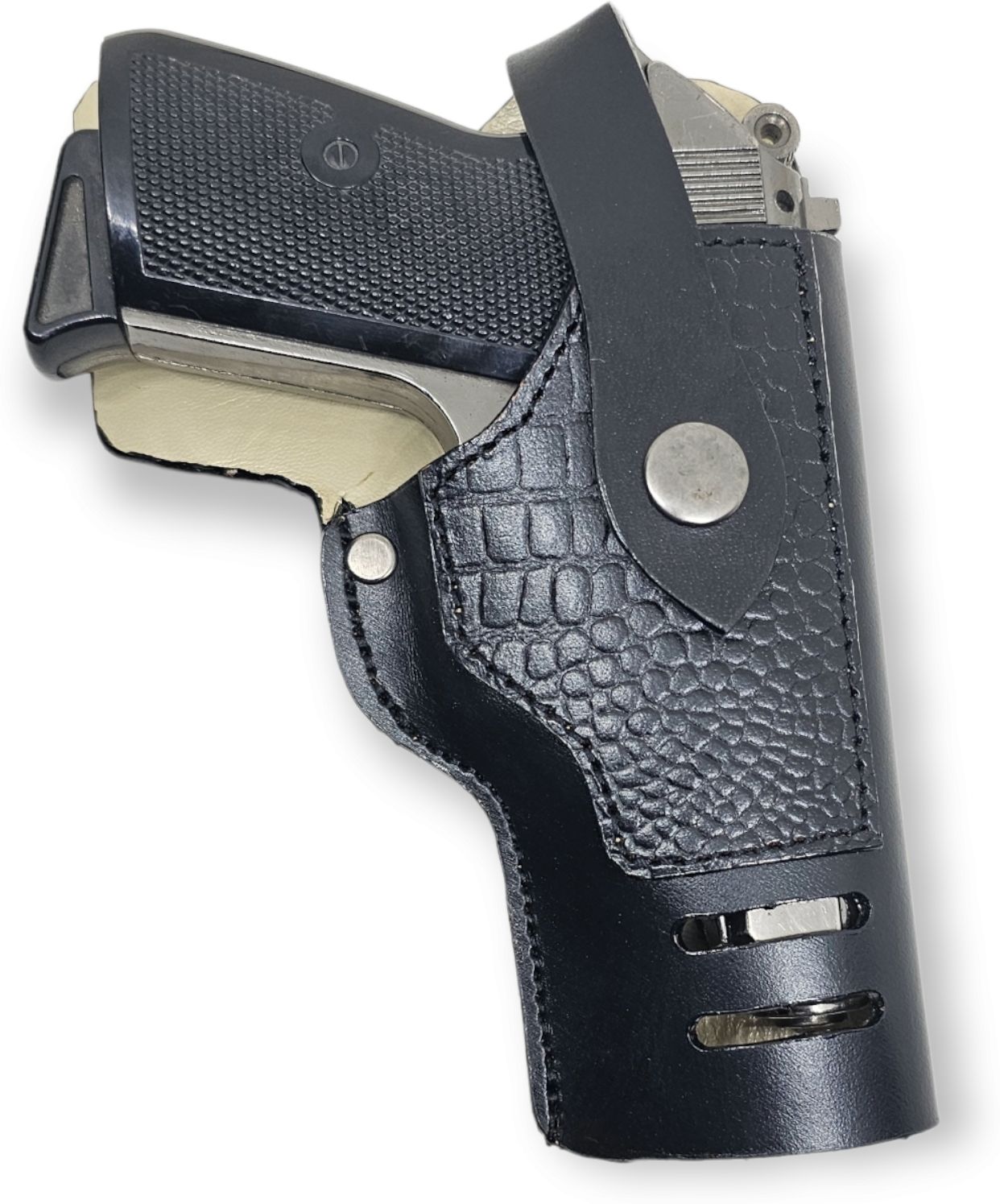 OWB Leather Gun Holster Belt Carry for 32 Small Pistol Pistol/Gun Cover Free Size-image-28