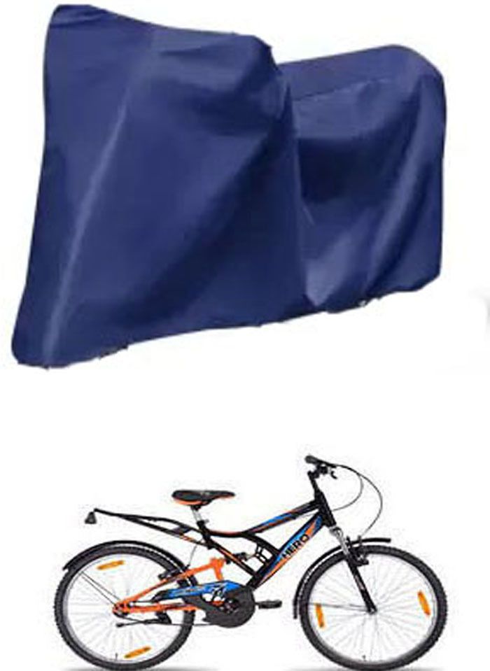 Cycle Cover Plain Blue For MIG 24T Bicycle Cover Free Size-image-29